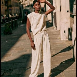 Sezane Grégoire Jumper Écru. - Size S